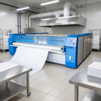 Machine à repasser les draps automatique multifonctionnelle populaire pour restaurants et hôtels, boîtier en acier inoxydable, alimentation à vapeur