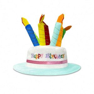 Chapeaux de fête en feutre écologiques en gros, décorations de gâteau d'anniversaire avec porte-bougie pour enfants, couvre-chefs festifs - Product Image 1