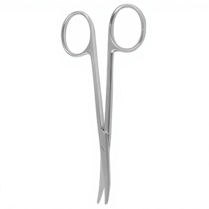 Tijeras Curvas Ragnell de 115 mm, Acero Inoxidable de Alta Calidad, Acabado Mate, Instrumentos Quirúrgicos, Proveedor Mayorista - Product Image 1