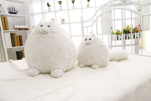 ของเล่นตุ๊กตาแมว<span class=keywords><strong>เปอร์เซีย</strong></span>ทรงกลมนุ่มนิ่มน่ารักมีหางยาว - Product Image 5