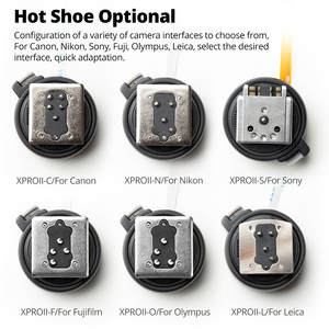Godox XPROII Trigr Hot Shoe Accessoire de remplacement pour Canon pour Nikon pour Sony Fuji <span class=keywords><strong>Olympus</strong></span> Pentax-Xpro-C/N/S dans la boîte pour <span class=keywords><strong>Photo</strong></span> S - Product Image 2