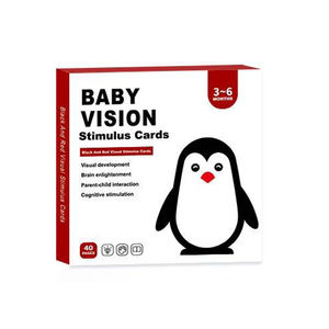 Baby Vision Stimulus CardsNew Style Niños Aprendizaje <span class=keywords><strong>Vocabulario</strong></span> educativo Palabras Tarjetas flash Estudio en inglés Tarjetas cognitivas 2 + - Product Image 5