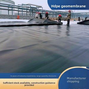 Geomembrana de Polietileno HDPE DaringFish de 1.0 mm, Impermeable y Anti-Infiltraciones, para Cubrir Vertederos y Sitios de Entierro - Product Image 4