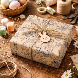 original design daily <b>small</b> rabbit kraft paper for Easter gift <b>box</b> and <b>packaging</b> paper - Product Image 4