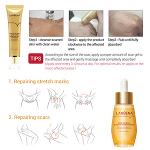 Set di Siero e Crema per la Rimozione di Acne, Brufoli, Cicatrici e Smagliature a Base di Erbe per Tutti i Tipi di Pelle - Product Image 5