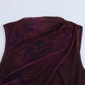 Vestido Midi de Verano para Mujer, Diseño Vintage, Textura Sedosa, Sin Mangas - Product Image 2