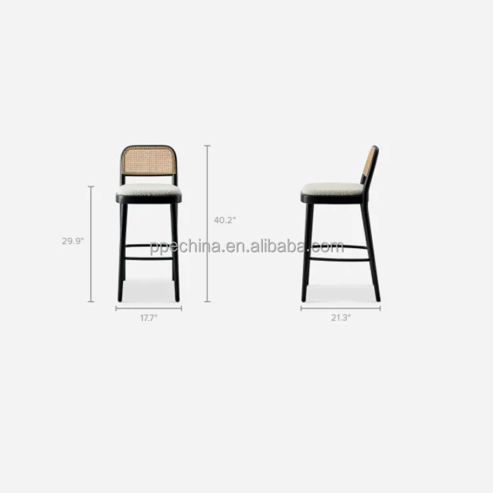 Bar furniture rattan high barstools kitchen modern tabouret stools bar chairs counter bar stools for kitchen