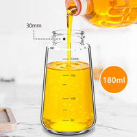 Bouteille pulvérisateur d'huile en verre borosilicate de qualité alimentaire, réutilisable, sans aérosol, pour la cuisine, idéale pour les salades et la pâtisserie
