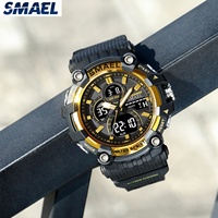 Reloj Deportivo de Buceo para Hombre 2023, Movimiento Electrónico, Resistente al Agua 50 Bar, Pantalla LED Dual, Alarma, Cronómetro, Luminoso