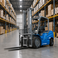 Logistik Industri Penanganan Kargo Berat Baterai Lithium Liftron CPD40D Forklift Listrik 4000kg