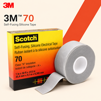 Ruban isolant auto-fusionnant en caoutchouc silicone 3M 70 haute tension pour clôture électrique de secours