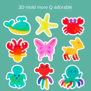 Kit d'elfes marins aquatiques 5 couleurs pour gel, jouet en plastique 3D fait main, éducation scientifique DIY pour enfants de 5 à 7 ans - Product Image 4