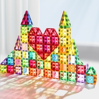 Onshine - Baldosas Magnéticas Coloridas de 5 cm, Baldosas de Construcción de Diamantes 3D para Niños, Certificadas por ASTM, CPC, CE y EN71
