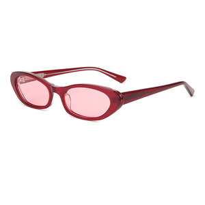 Nuovi Occhiali da Sole Ovali Retrò Trendy Fatti a Mano in Acetato, Lenti Polarizzate TAC di Alta Qualità con Gradiente UV400 per Unisex - Product Image 6