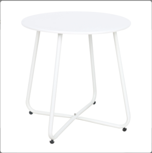 18 inch vòng thép Patio vườn bàn nhỏ Bàn cà phê ngoài trời bên bảng cho phòng khách Bistro ban công - Product Image 3