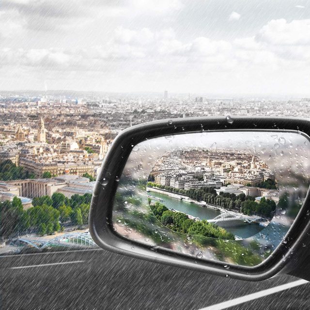 Car Rearview Mirror Film Rainproof Waterproof Mirror Film Anti Fog Nano Coating Car Film for Car Mirrors and Side Windows
