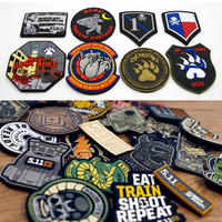Patch en PVC personnalisé - Patchs souples personnalisés |   Support auto-agrippant thermocollant et à coudre |   Badges et appliques en silicone caoutchouc