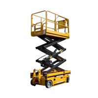 Plateforme Élévatrice à Ciseaux Motorisée Électrique Multifonctionnelle pour Travaux en Hauteur 7,8 m de Hauteur de Travail Plateforme 1,68x0,74 m