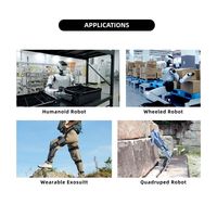 Actuador Rotatorio Robótico ZBDynamiX con Motor Servo DC de Alta Velocidad 190rpm y Alto Torque para Cadera y Rodilla de Robot Humanoide Unitree OEM