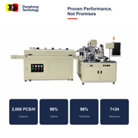 Machine automatique de distribution de colle à double tête pour l'assemblage d'inducteurs CMS avec inspection CCD et cuisson en four tunnel