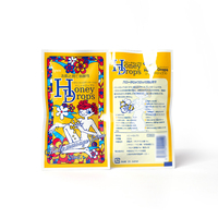 Sachet plastique laminé à trois soudures OEM pour l'emballage de fruits secs, de noix et de snacks