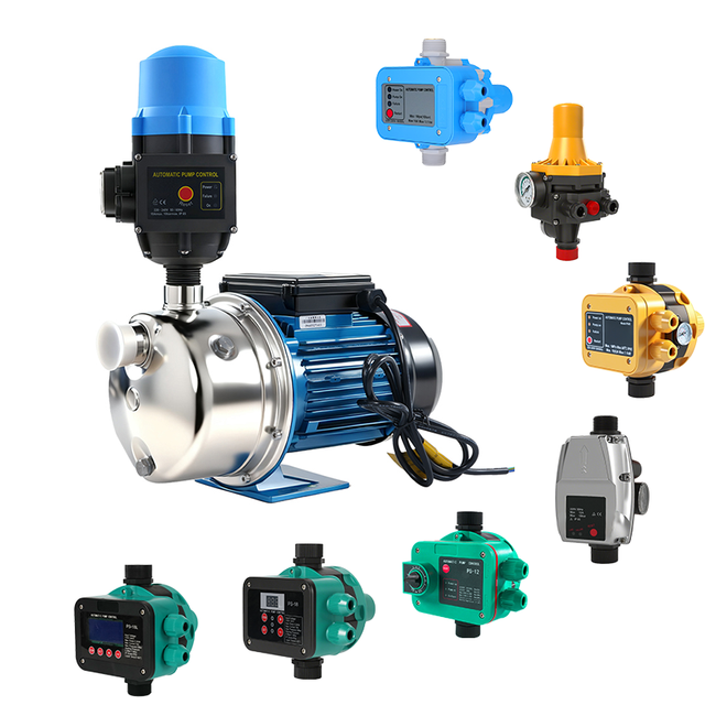 Automatic Water Pump Pressure Controller Switch IP65 Smart Multi-Voltage 10 Bar OEM/ODM Small Batch Available