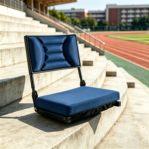 Sedia da Stadio Pieghevole Personalizzabile ODM OEM con Schienale Regolabile, Seduta Imbottita Morbida con Vano Laterale per Stadio, Parco, Picnic - Product Image 6