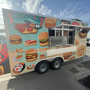 Kiosque alimentaire personnalisé, camion de restauration rapide, camion à pizzas, camion à glaces, kiosque mobile, remorque à café, remorque à tacos, remorque de concession alimentaire - Product Image 6