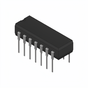Componentes Electrónicos Lógicos 14 DIP (0.300", 7.62mm) Canal del Fabricante IC BUFFER NO INVERSOR 6V 14DIP 74AC125PC - Product Image 1