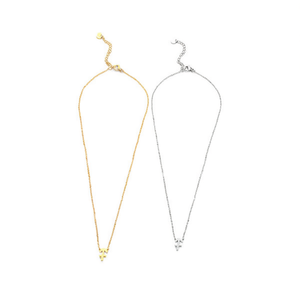 Collana con Ciondolo Sagittario in Acciaio Inossidabile, Catena Oro e Argento, Gioielli alla Moda per Donne - Product Image 1