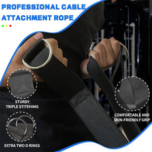 Système de <span class=keywords><strong>poulie</strong></span> Triceps Pull Down Rope Pour Pulldown Facepulls Polyvalent - Product Image 2
