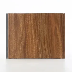 Bester Preis beste Qualität PVC-Decke Dekorative feuerfeste Kunststoff Lambri Holz laminierte Wand paneele X-Cross-Panel