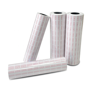 תגיות מחיר 26X16, 21X12 לאקדח תמחור בצבע לבן, תוויות מדבקות לחנויות קמעונאיות - Product Image 1
