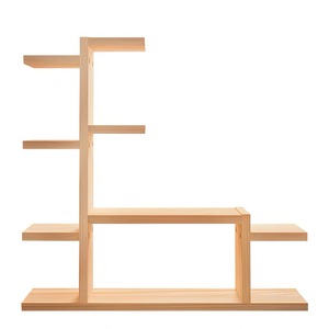 Support à tasses en bois, étagère de rangement multi-niveaux, organisateur de vaisselle de cuisine de bureau, type sur pied à 3 étages - Product Image 4