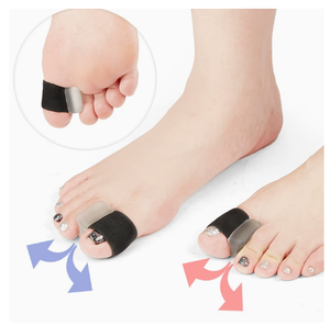 Orthèse pour <span class=keywords><strong>Hallux</strong></span> <span class=keywords><strong>Valgus</strong></span>, Séparateur d'orteils pour <span class=keywords><strong>Hallux</strong></span> <span class=keywords><strong>Valgus</strong></span>, Doux, Invisible, Utilisation Jour et <span class=keywords><strong>Nuit</strong></span>, Peut être Porté avec des Chaussures. - Product Image 1