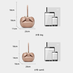 Hochwertige Schultertasche Damen koreanische Mode Plätzchen Wonton Damentasche elegante Handtasche - Product Image 5