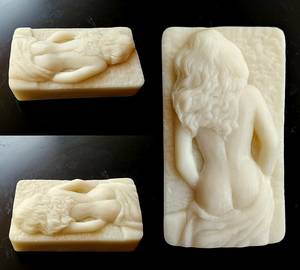 Estatua de resina personalizada para mujer, Sexy, desnuda en la espalda - Product Image 6