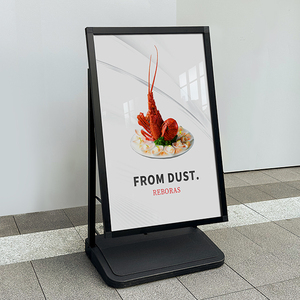 Maßgefertigter Langlebiger Windbeständiger Posterständer |   Aluminium A-Rahmen Einfach Aufzubauendes Einseitiges Display |   Werbezwecke |   BOZE - Product Image 6