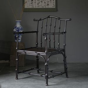Classic Bamboo Armchair Ming Style Handmade Living Room <b>Chair</b> - Product Image 1