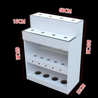 RECHI Usine Personnalisé Showroom Lavabo Plancher Métallique Support De Robinet D'eau Sur Pied Sanitaire Salle De Bains Robinet Présentoir