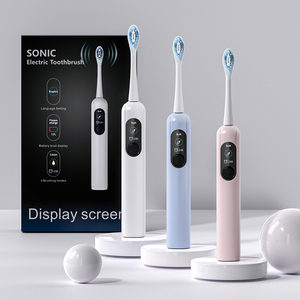Cepillo de Dientes Eléctrico Inteligente con Logotipo Personalizado, Pantalla LED, Nuevo Cepillo de Dientes Eléctrico Inteligente Personalizable <span class=keywords><strong>para</strong></span> Adultos, IPX7, 4 Modos, OEM - Product Image 5