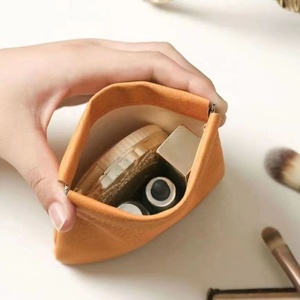 Sang trọng PU da mềm Kính Pouch hồng trắng đen biểu tượng tùy chỉnh trường hợp bóp Top kính trường hợp túi cứng - Product Image 2