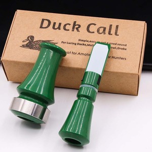 Ngoài trời săn bắn màu xanh lá cây âm thanh còi vịt gọi thợ săn Thu Hút nhẹ chuyên nghiệp thực tế mô phỏng âm thanh chim nước mồi - Product Image 3