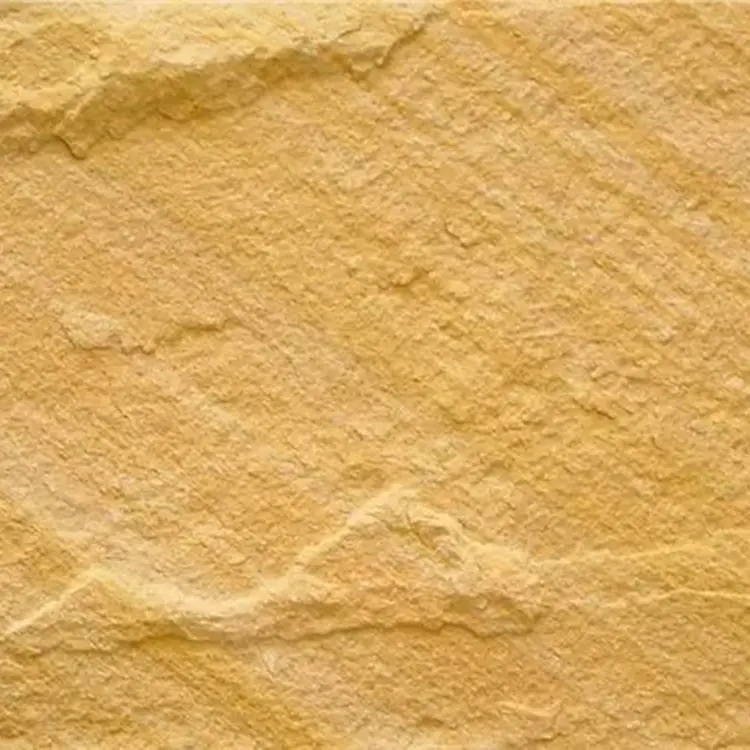 中国の黄色い砂岩ブロック