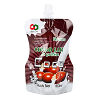Sachet Doypack à bec verseur en feuille d'aluminium pour jus, liquides, gelée, lait de soja, sauce tomate et sauce ail, personnalisable en gros