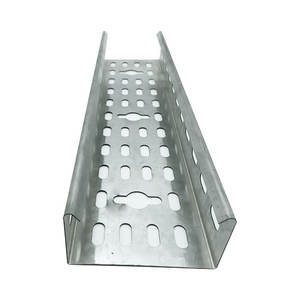 Goulotte de câblage perforée en acier galvanisé à revêtement en poudre écologique, résistante à la corrosion pour la gestion électrique en zone côtière - Product Image 5