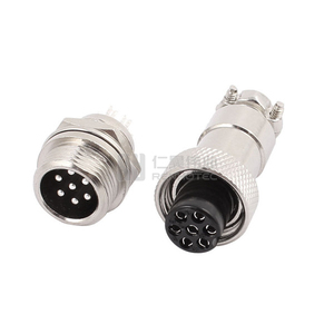 GX12 GX14 GX16 GX 20 GX25 GX30 GX35 GX40 Aviasi Plug 6 Pin Bulat 7 Pin - Product Image 4