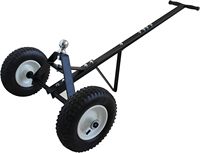 Chariot de remorquage robuste à châssis en acier pour bateau à moteur, avec pneus pneumatiques de 12 pouces