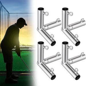 Accessoires <span class=keywords><strong>pour</strong></span> auvent à <span class=keywords><strong>angle</strong></span> plat à 3 voies, supports de connexion <span class=keywords><strong>d</strong></span>'<span class=keywords><strong>angle</strong></span> <span class=keywords><strong>pour</strong></span> cage de golf <span class=keywords><strong>pour</strong></span> <span class=keywords><strong>pergola</strong></span> - Product Image 1