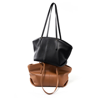 Sac Intemporel Marron Rabat Cuir Authentique Sac Polyvalent pour Déplacement Quotidien Bureau Minimaliste Bandoulière Sacs